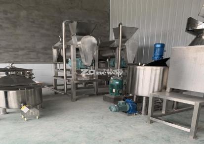 鲜榨老椰汁植物蛋白饮料生产线加工设备 生榨老椰子成套机械 中威