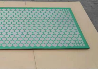 宏国金属聚氨酯塑料框架式泥浆震动筛网支持定制