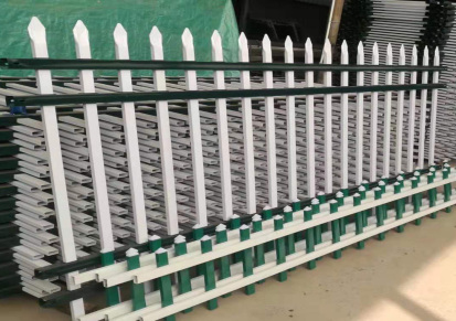 定制小区庭院铁艺锌钢护栏 PVC耐高温绿色环保护栏