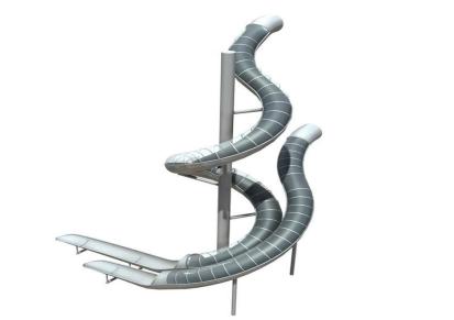 不锈钢组合滑梯 螺旋式不锈钢滑梯 景区儿童滑梯 佛耀厂家