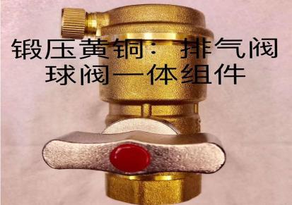 中浦厂家供应暖气管道快速排气阀 新乡黄铜排气阀