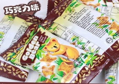 马来西亚进口EGO金小熊饼干巧克力夹心 3公斤/箱