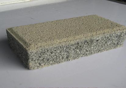 武汉彩色陶瓷颗粒透水砖 庭院地砖环保砖彩砖面包砖 记中工程d00060