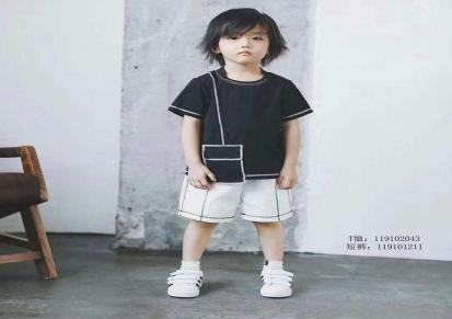 品牌折扣童装尾货 2020夏季韩版中大童女童套装一线品牌库存批发