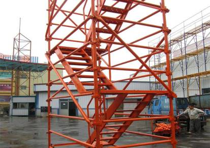 基坑专用梯笼桥梁施工爬梯春泉护网型成套爬梯箱式建筑梯笼