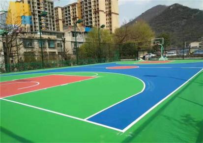 篮球场乒乓球场用弹性硅pu材料 幼儿园8mm 健峰体育
