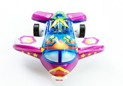 包邮卡通迷你回力小飞机 儿童仿真回力飞机模型玩具扫码地摊双伟