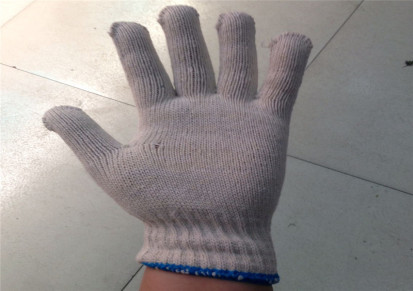 厂家直销 加密棉纱耐磨劳保防护手套 棉纱1斤6两劳保手套