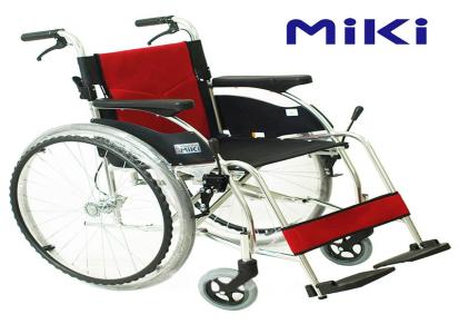 Miki 三贵轮椅车MCS-47KJL型 轻便可折叠代步车 家用老人手推车