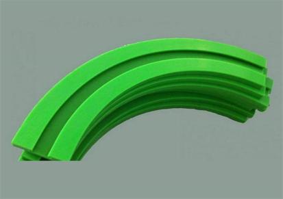 锐宏厂家定制PE聚乙烯弧形弯轨 高分子塑料导条 欢迎来图来样咨询