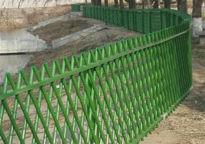 别墅仿竹篱笆围栏 定制仿竹护栏 花园仿竹栏杆 于沙丝网
