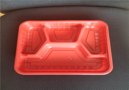 一次性三 格四格塑料餐盒 pp饭盒