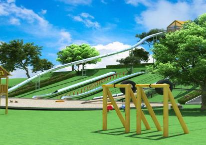 不锈钢滑梯户外景区儿童游乐场设施大型室外公园小区设备 真源非标定制