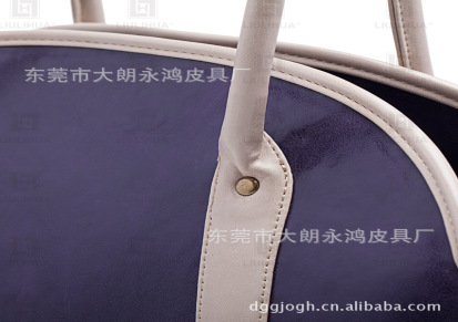 厂家生产 品牌时尚手袋 创意手袋 皮具手袋厂 紫色韩版女士手提包
