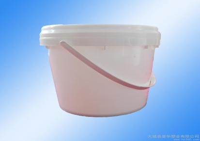 誉华 塑料食品桶价格 耐酸碱耐腐蚀 5L椭圆广口塑料桶 物美价廉 欢迎选购