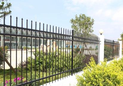万雄锌钢护栏厂 学校2米围墙铁艺围栏锌钢护栏可定制