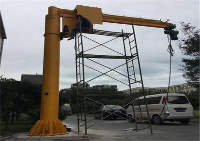 500公斤悬臂吊 移动悬臂吊 石材使用旋臂式起重电动吊机1吨2吨3吨山东凌瑞厂家
