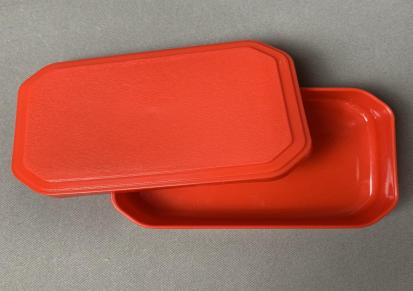 童乐迪米饭盒送餐重复用快餐盒pp塑料单格食堂中小学生配送饭盒带盖