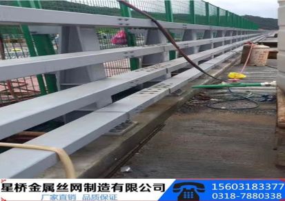 厂家供应灯光护栏照明护栏钢制河道护栏 桥梁护栏 不锈钢复合管桥