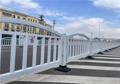 城市道路市政护栏 京式U型护栏 人行道隔离栏道路护栏1.2米高