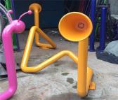 星沃体育 小区广场儿童传声筒 定制户外游乐设施 幼儿园户外创意传音筒