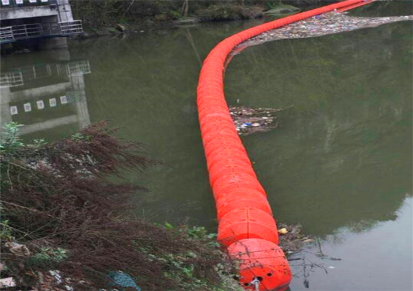 电站塑料拦污浮筒 华享组合对夹拦污排漂 水库挂网拦截浮筒
