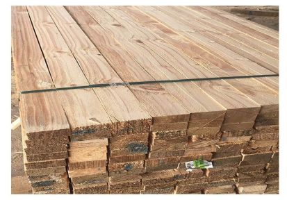 木材加工厂销售进口铁杉木方 无节材建筑用实木木方 建筑木材