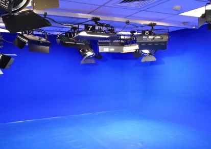 蓝箱制作 影视演播室灯光系统 虚拟演播室搭建工程