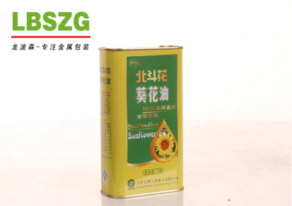 龙波森铁罐包装 750ml山茶油铁罐