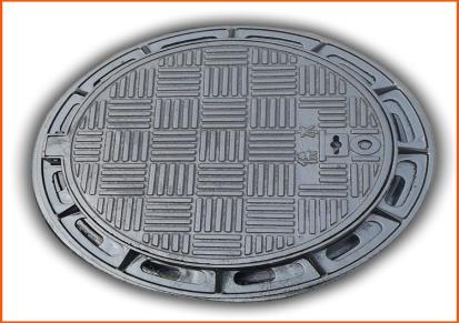 西安球墨铸铁井盖/市政工程铸造污水盖板 圆形方形井盖批发