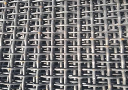 TaiRan/泰然 重型轧花网 45锰钢编织网片 黑钢轧花网