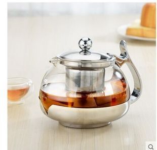 多功能太极壶不锈钢温玻璃茶壶泡茶花茶壶 玻璃壶礼品可印刷LOGO