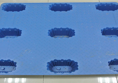 吹塑九脚塑料托盘 塑胶栈板 汇力塑胶加厚地台板 仓储胶卡板塑料板