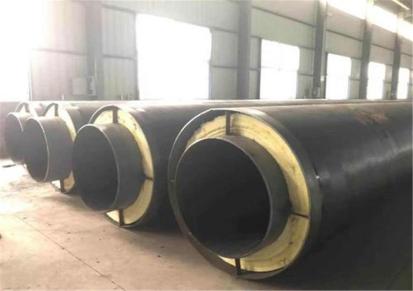 钢套钢保温钢管预制蒸汽直埋保温管聚氨酯发泡保温钢管厂家