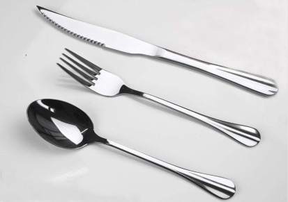 不锈钢刀叉 西餐餐具批发 刀叉勺 不锈钢汤勺
