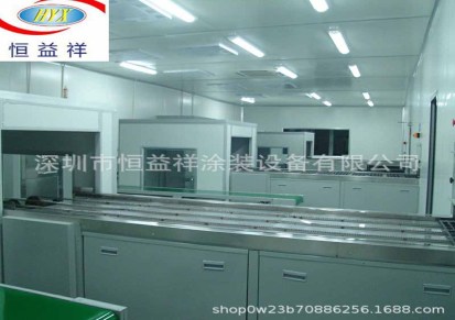深圳自动喷漆流水线 涂装有机废气处理设备 环保水帘柜厂家