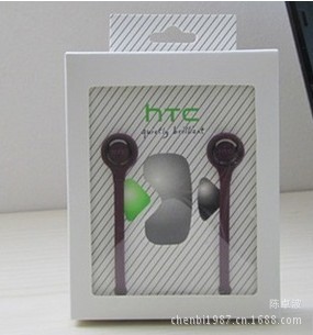厂家直批 HTC耳机包装盒 HTC S510B耳机包装 倾心耳机包装