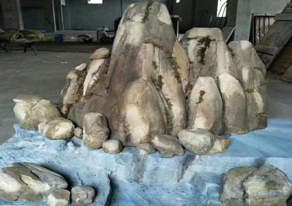 江润雕刻TCP景观石 景区户外园林水泥直塑塑石