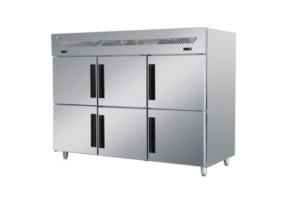 斯科曼 冷冻双温操作台 厨房冰箱 不锈钢四门冰箱