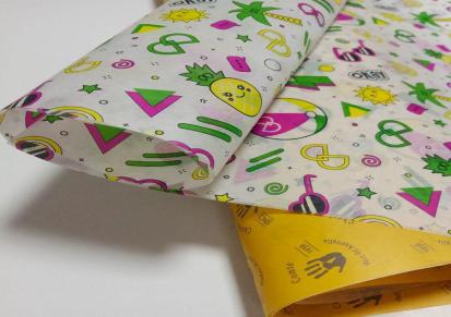 天森 厂家定制彩色包装纸 拷贝纸雪梨纸印刷logo 可装袋