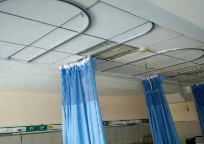 医用隔帘轨道 医院专用病床隔帘布兼具防尘和抗菌功能 如信医疗