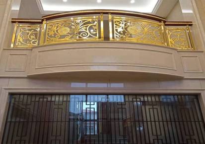 汕头法式铜雕花楼梯护栏实用且舒服的时髦选择