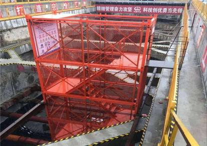 春泉生产防护梯笼地铁施工防护梯笼