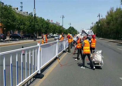 海众1.2米高道路防护栏杆加厚市政道路护栏