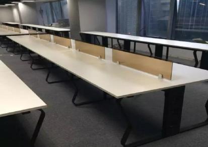 办公桌椅组合简约现代4/6人位电脑桌屏风隔断卡座职员桌办工桌作