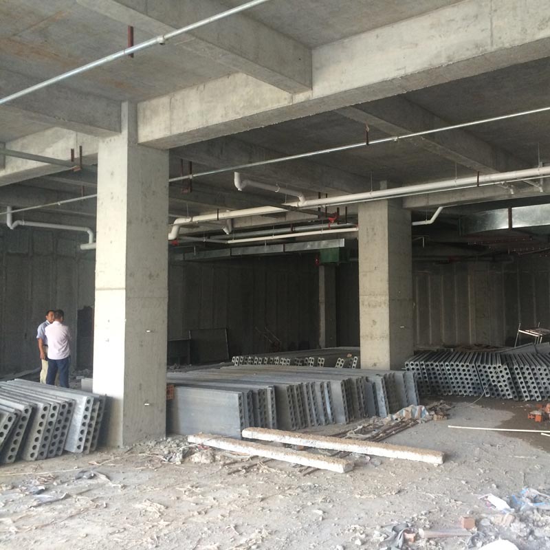 江西萍乡筑步alc轻质隔墙板商场门面隔断工程