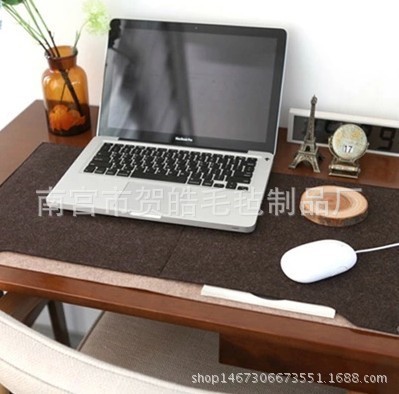 新款双层 毛毡电脑桌垫游戏超大鼠标垫电脑键盘垫可定做各做颜色