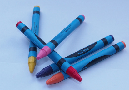 厂家专业生产优质美术用品  耐高温油画棒  圆柱绘画笔 彩色蜡笔