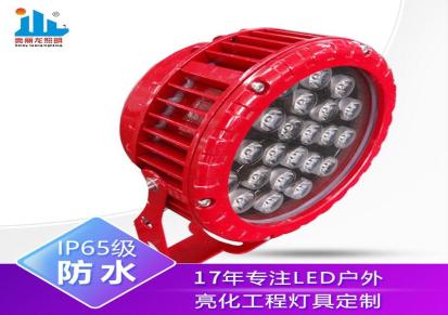 定制红色外壳led投光灯24w 工程用led投光灯L-TGD-2401 亮丽龙