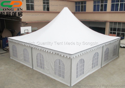 10x10m大型锥顶篷 婚礼篷房 促销展览 尖顶篷房 厂家直销
